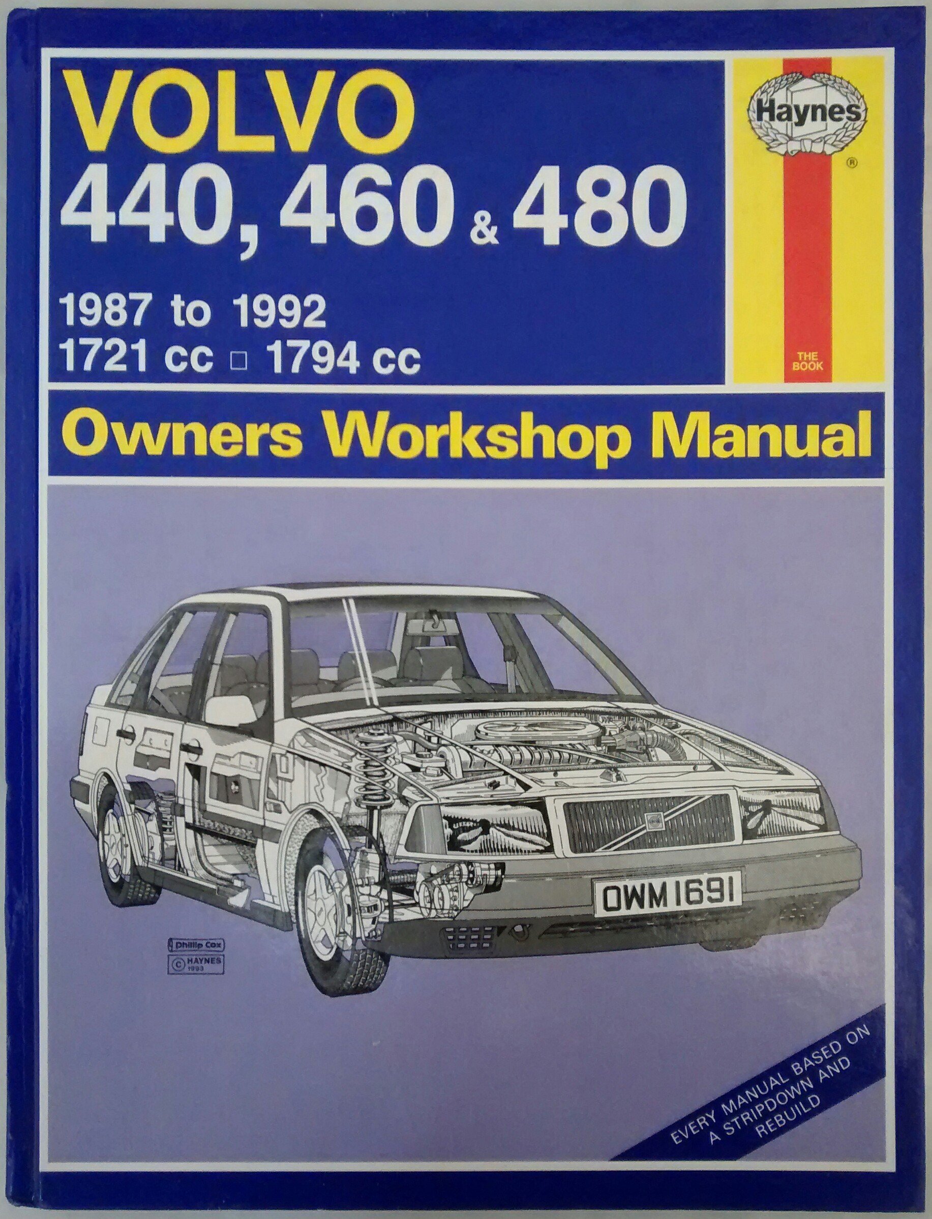 Volvo 440, 460 and 480 Owners Workshop Manual (Service & repair manuals)  Hardcover – Import, Feb 1993
