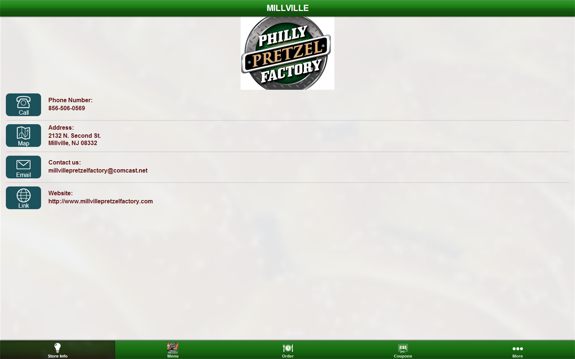 Millville Pretzel for Android