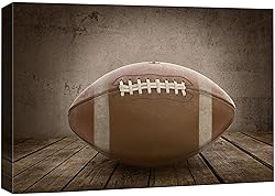 wall26 Canvas Print Wall Art Grunge Retro Football