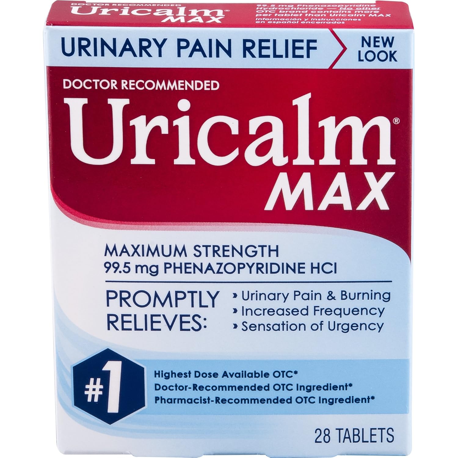 Uricalm Maximum Strength Urinary Pain Relief Tablets, 28