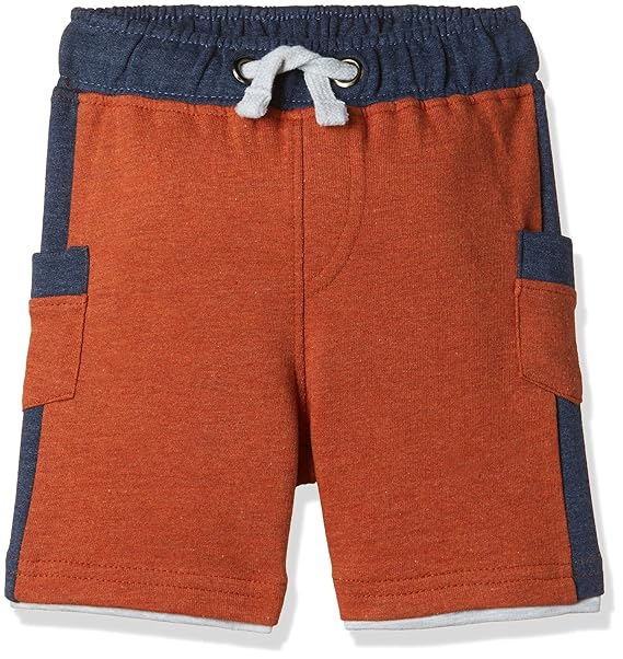 Baby Boys Regular Fit Cotton Shorts