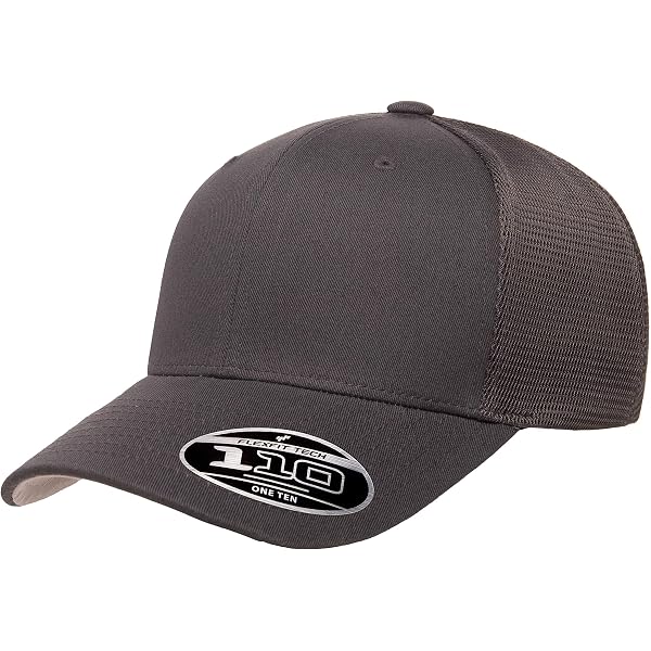 Flexfit Men's Mesh Trucker Hat - Classic Adjustable Baseball Cap With Mesh Back & Curved Brim - View #6