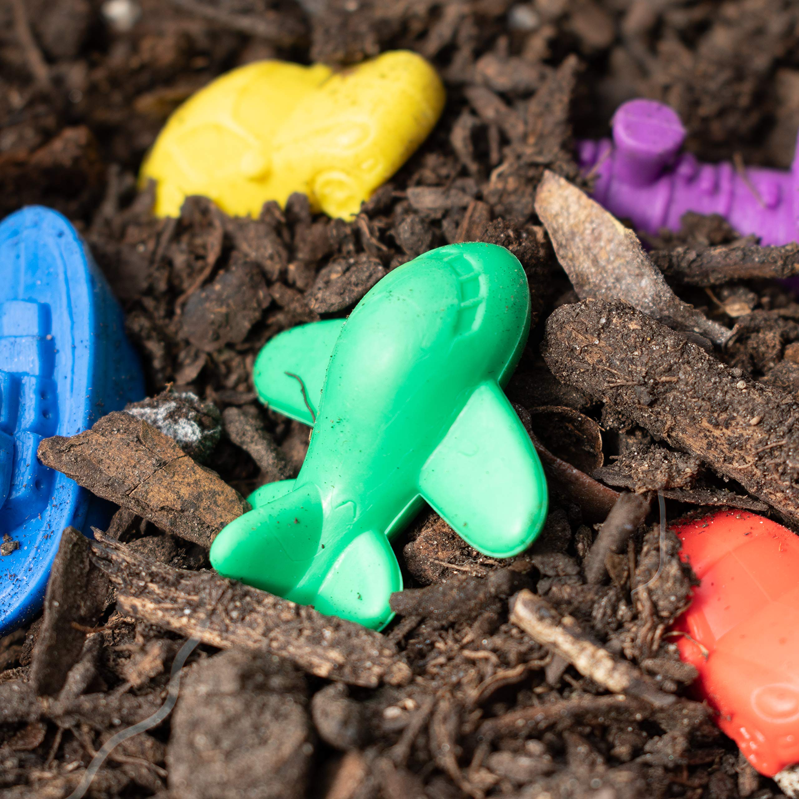 edxeducation Transport Counters - Set of 72 - Learn Counting, Colors, Sorting and Sequencing - Hands-on Math Manipulative for Kids