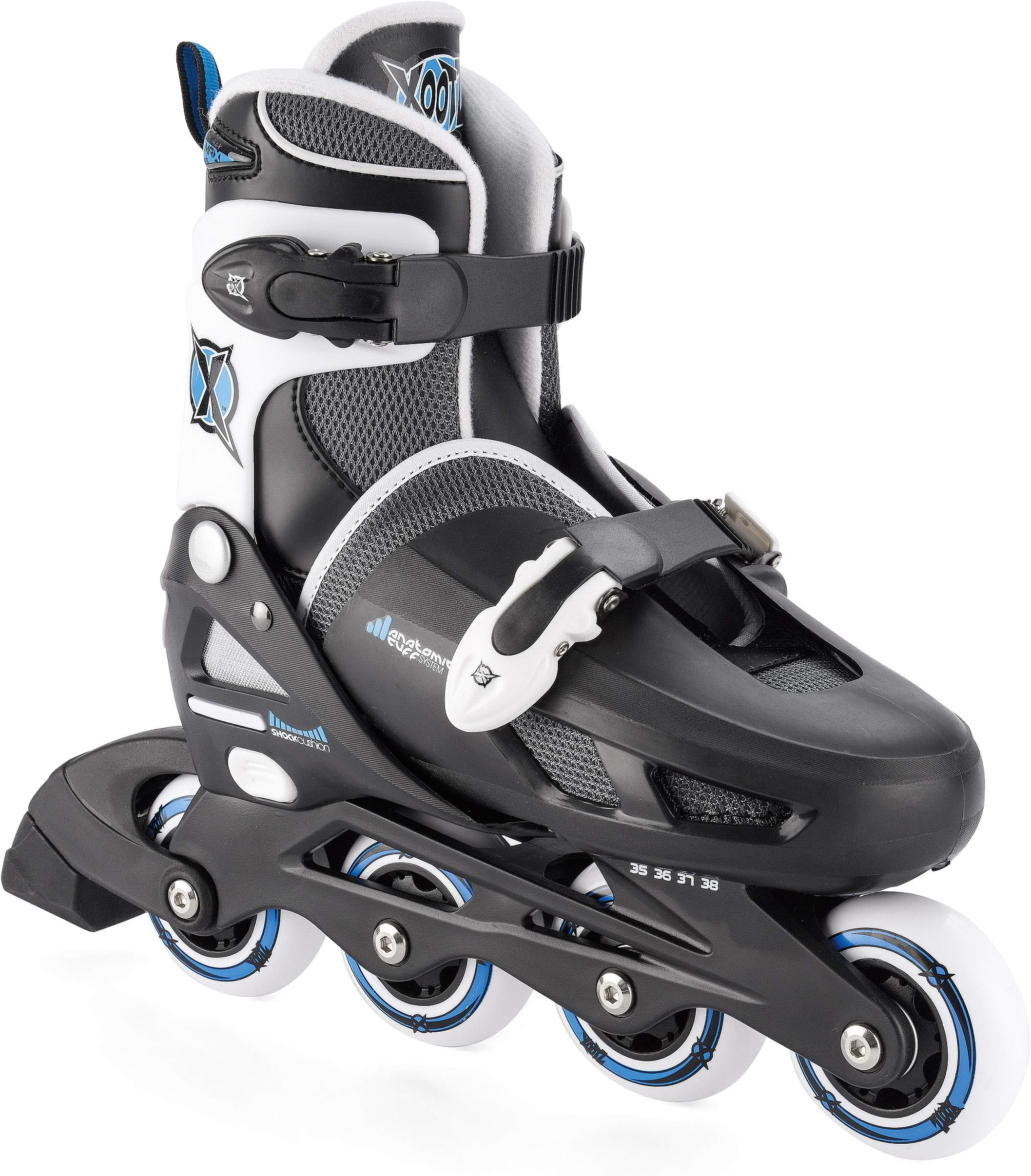 Xootz Boy's Inline Skates Adjustable and Padded Roller Blades