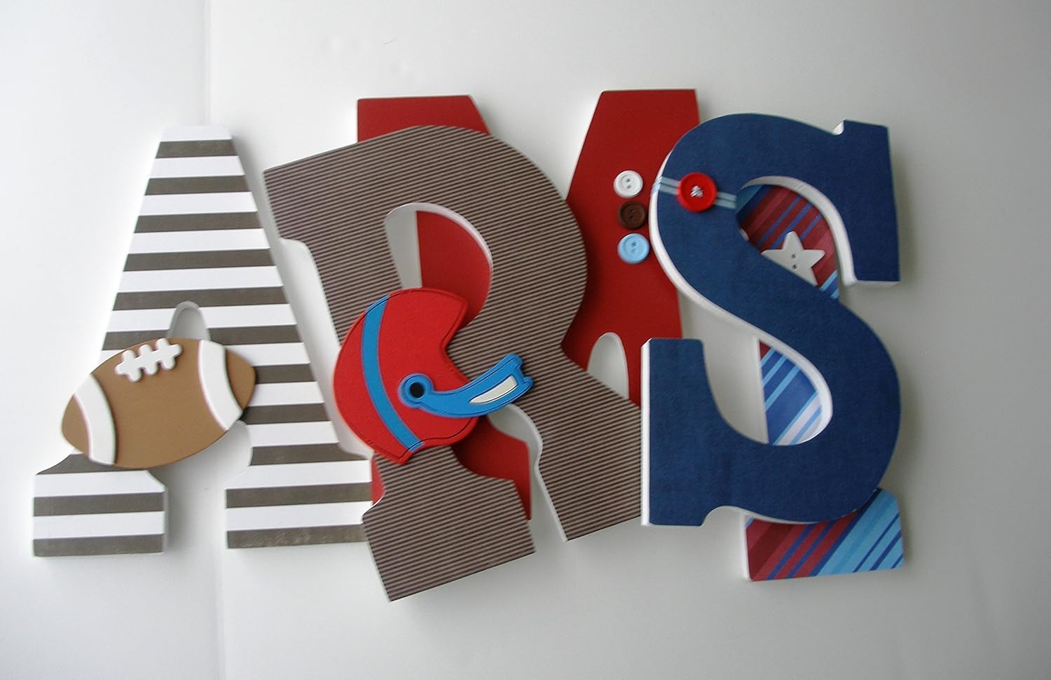 wooden letters for nursery wall