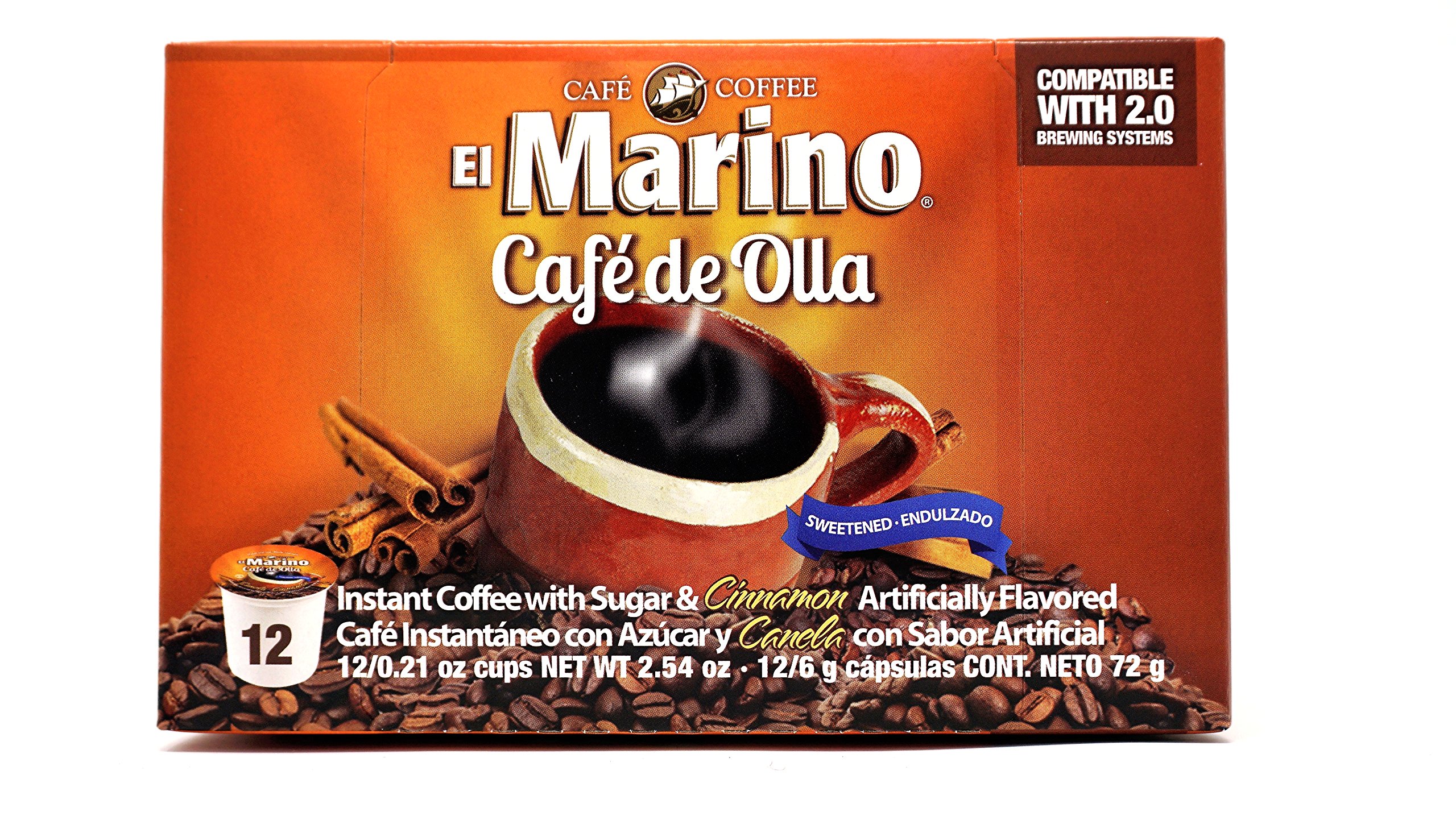Cafe Mexicano Mexican Cinnamon Craft Roasted Single Serve
