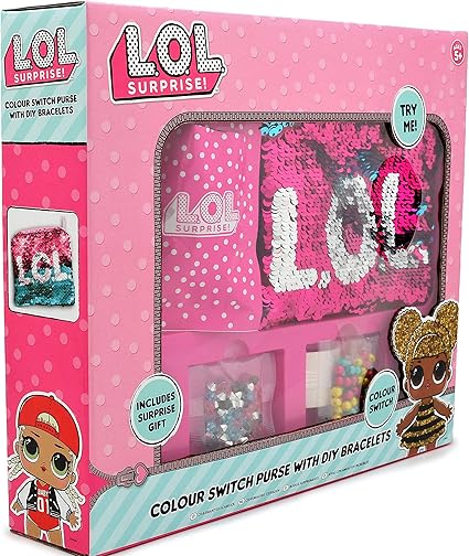 lol colour switch purse with diy bracelets
