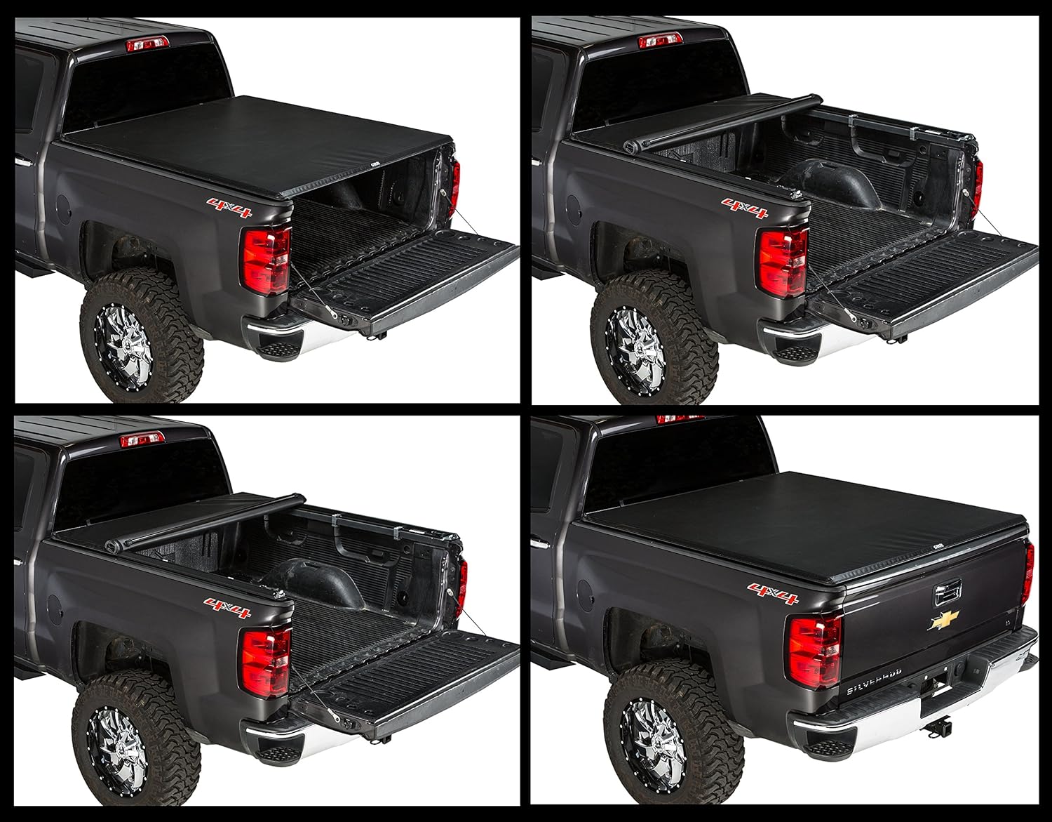 Amazon Com Gator Sr1 Roll Up Fits 2014 2018 Chevy Silverado Gmc Sierra 5 8 Ft Bed Only Soft Roll Up Tonneau Truck Bed Cover 55108 Made In The Usa Includes 2019 1500 Classic Models Automotive