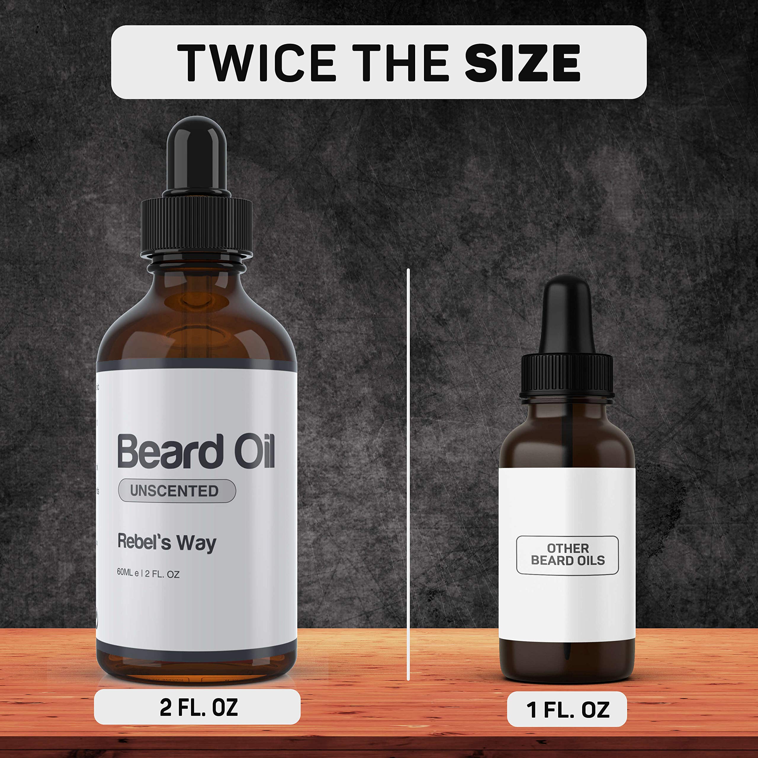 Unscented Beard Oil Made in Canada (2 Oz - 60ml)