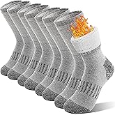 Sandsuced Kids Merino Wool Hiking Socks Girls Boys Toddler Winter Thermal Warm Cozy Boot Thick Cushion Socks 4 Pairs