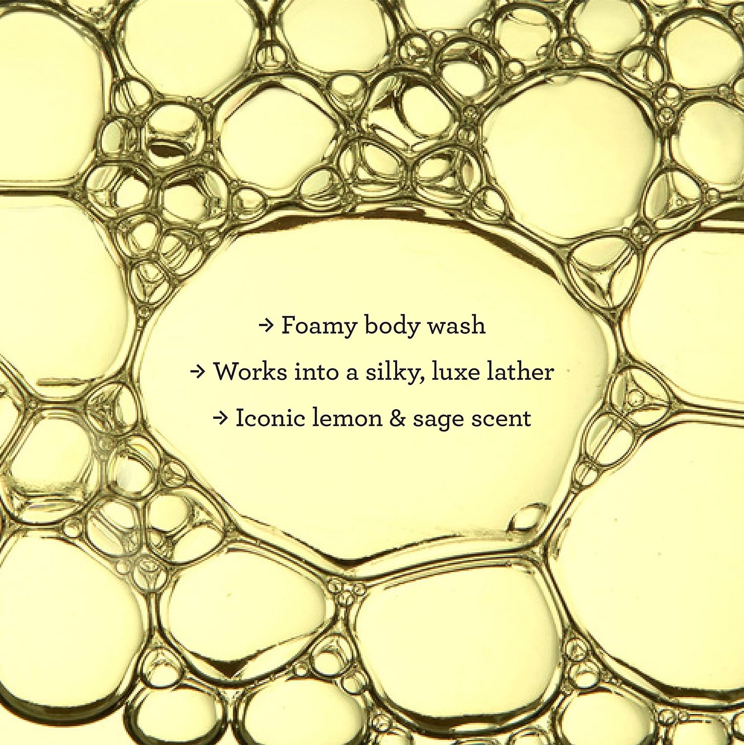 Bliss Lemon & Sage Soapy Suds Body Wash | Gentle & Hydrating for Supremely Soft Skin | Paraben Free, Cruelty Free | 17.0 fl oz : Body Scrubs : Premium Beauty