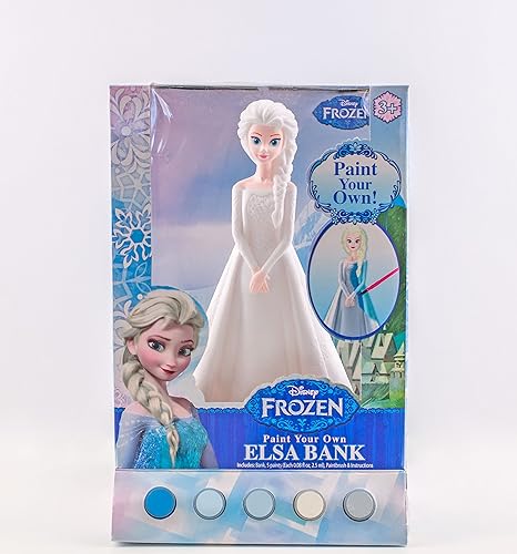 Amazon Com Disney Frozen Elsa Figural Coin Bank Unpainted Toys