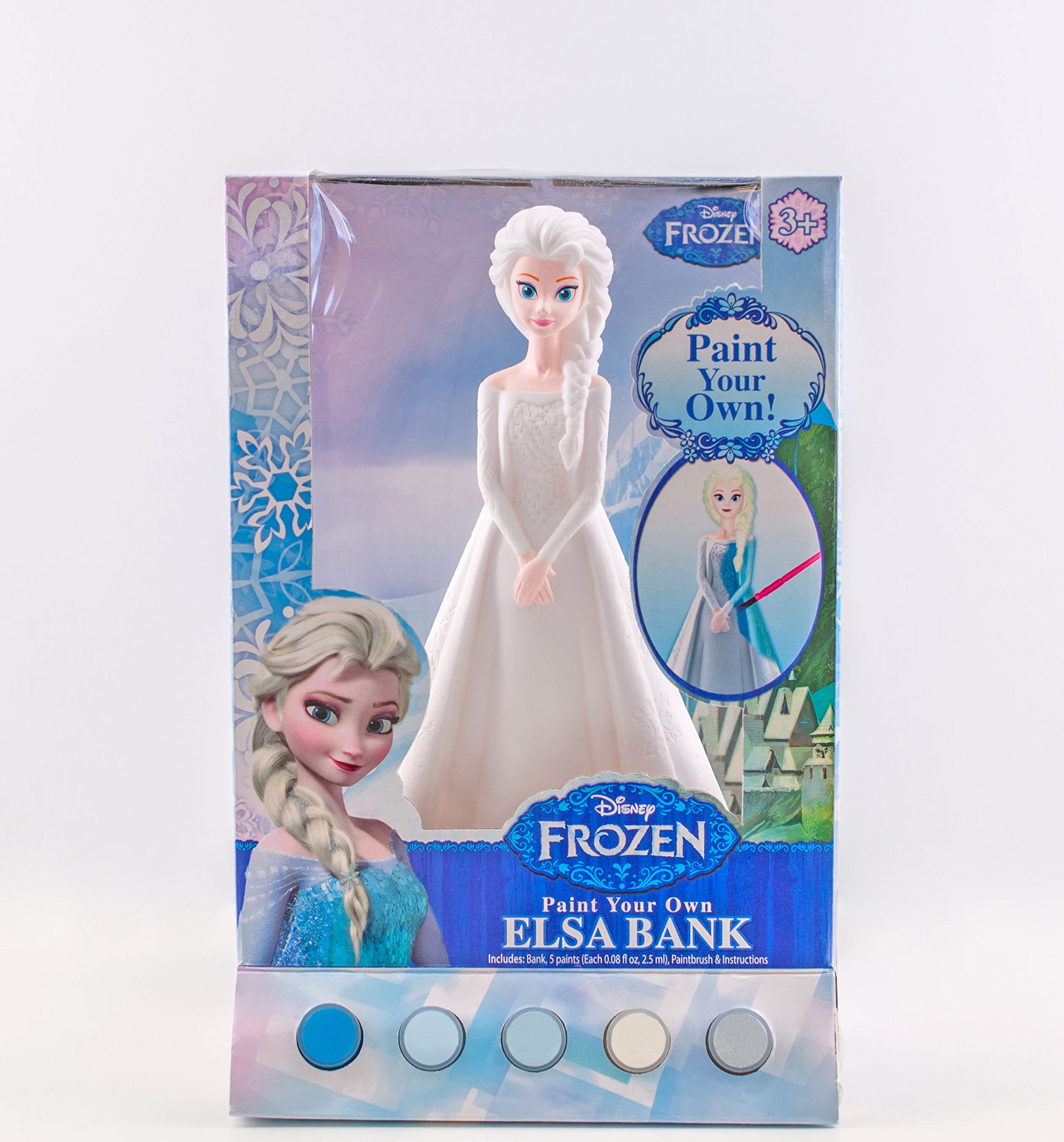 Buy Disney Frozen Elsa Figural Coin Bank, Unpainted Online at desertcartUAE