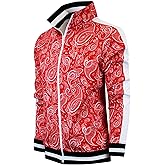SCREENSHOT Mens Urban Hip Hop Premium Track Jacket - Slim Fit Side Taping Sportswear Urbanwear Streetwear Fashion Top