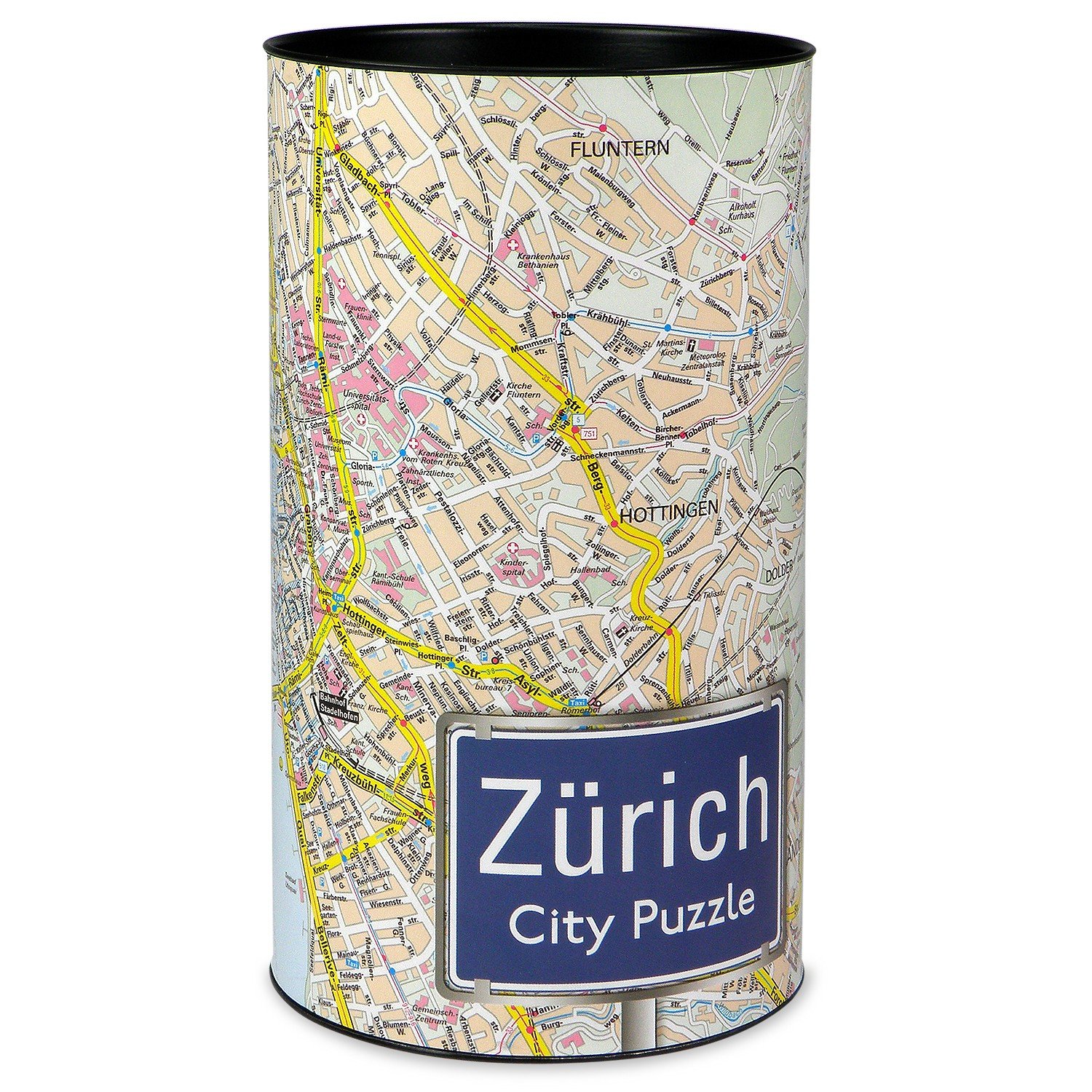 City Puzzle Zurich by Extragifts