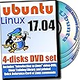 Ubuntu 17.04, Newest Linux Release 4-discs DVD Installation and Reference Set