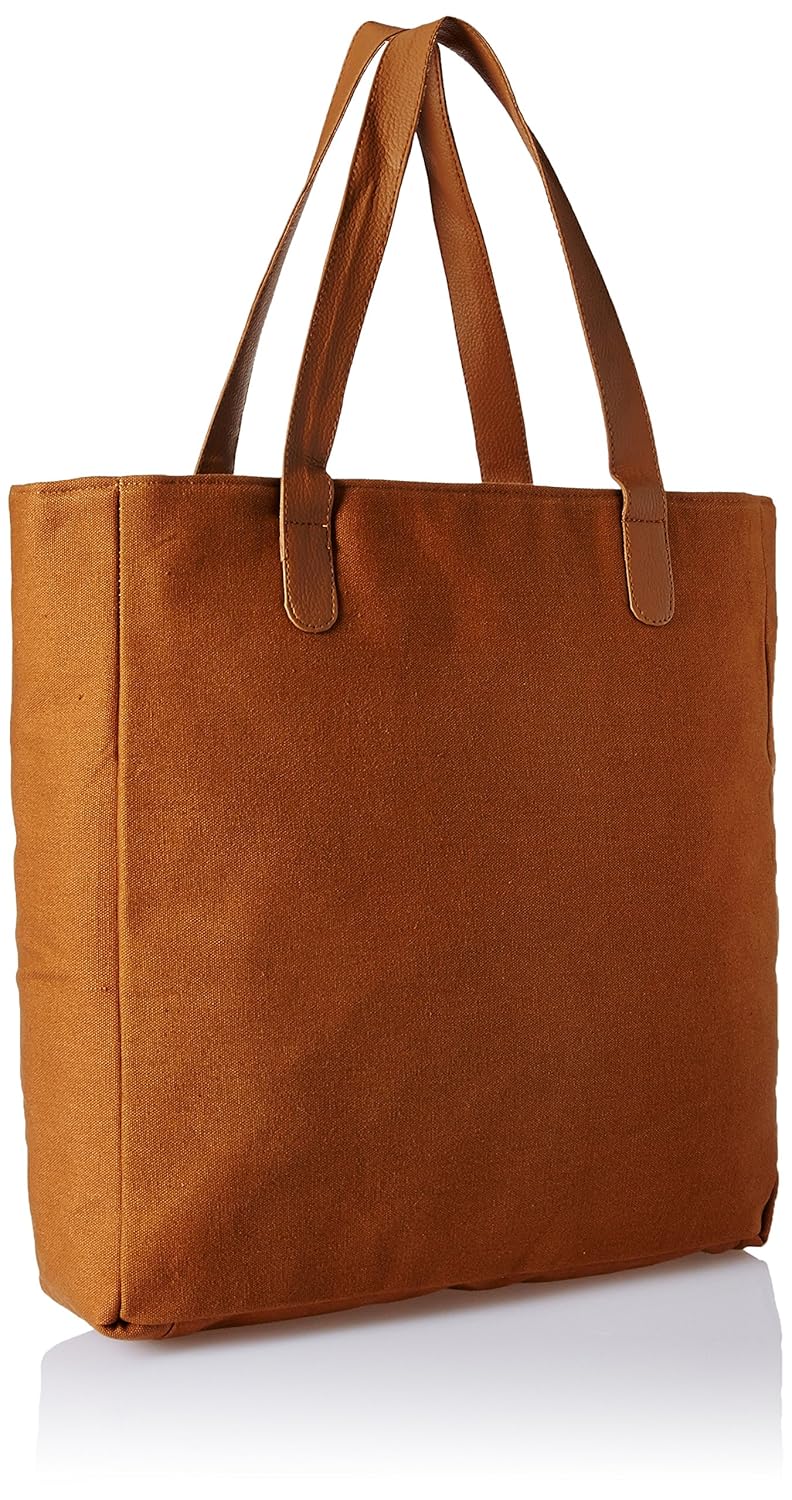 kanvas katha women's tote bag (tan) ()
