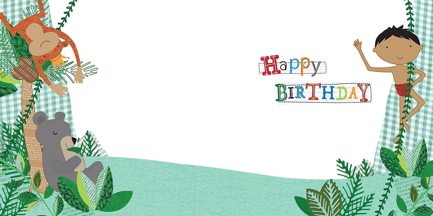 Maison Fantastique Tarzan Roi De La Jungle Joyeux Anniversaire Carte De Vœux Fetes Occasions Speciales
