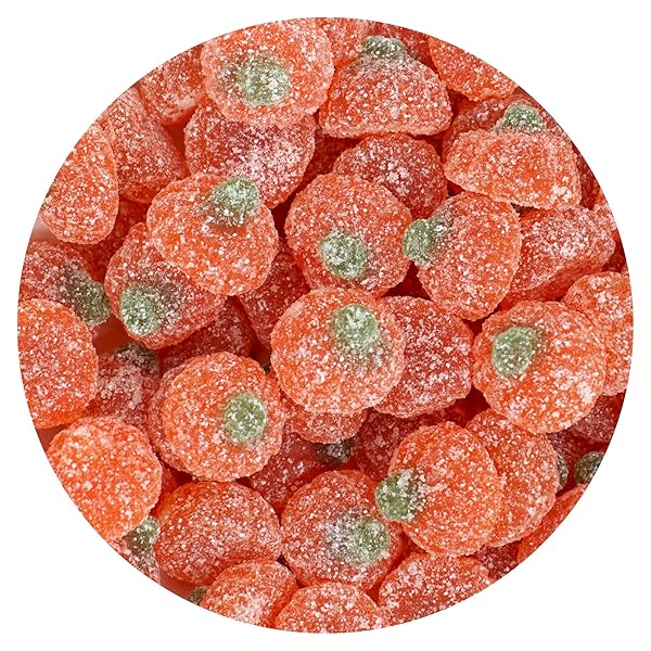 SOUR JELLY PUMPKINS, 1 POUND BULK BAG, FIRM...