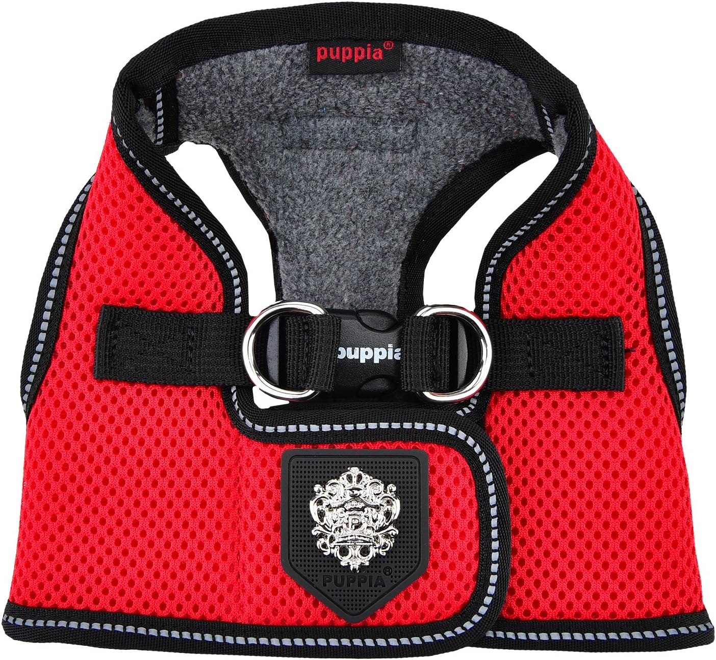 Puppia Thermal Soft Vest Harness, Large, Red Pet Supplies
