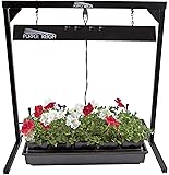 Apollo Horticulture Purple Reign 2' Foot 2 Bulb 24W 6400K T5 Grow Light System for Plant Growing
