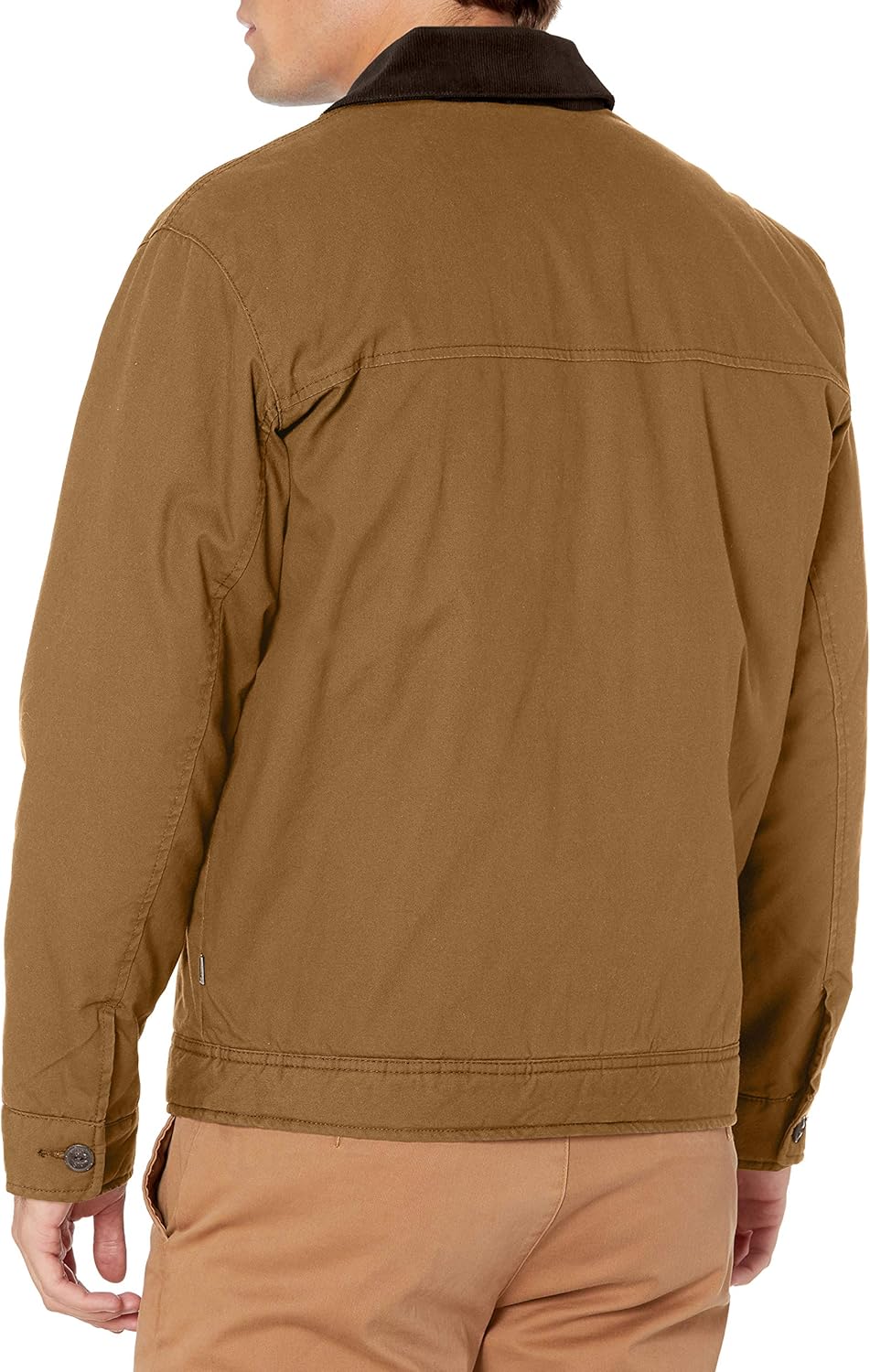 Quiksilver Men's Canvas Cord Collar Jacket: Clothing