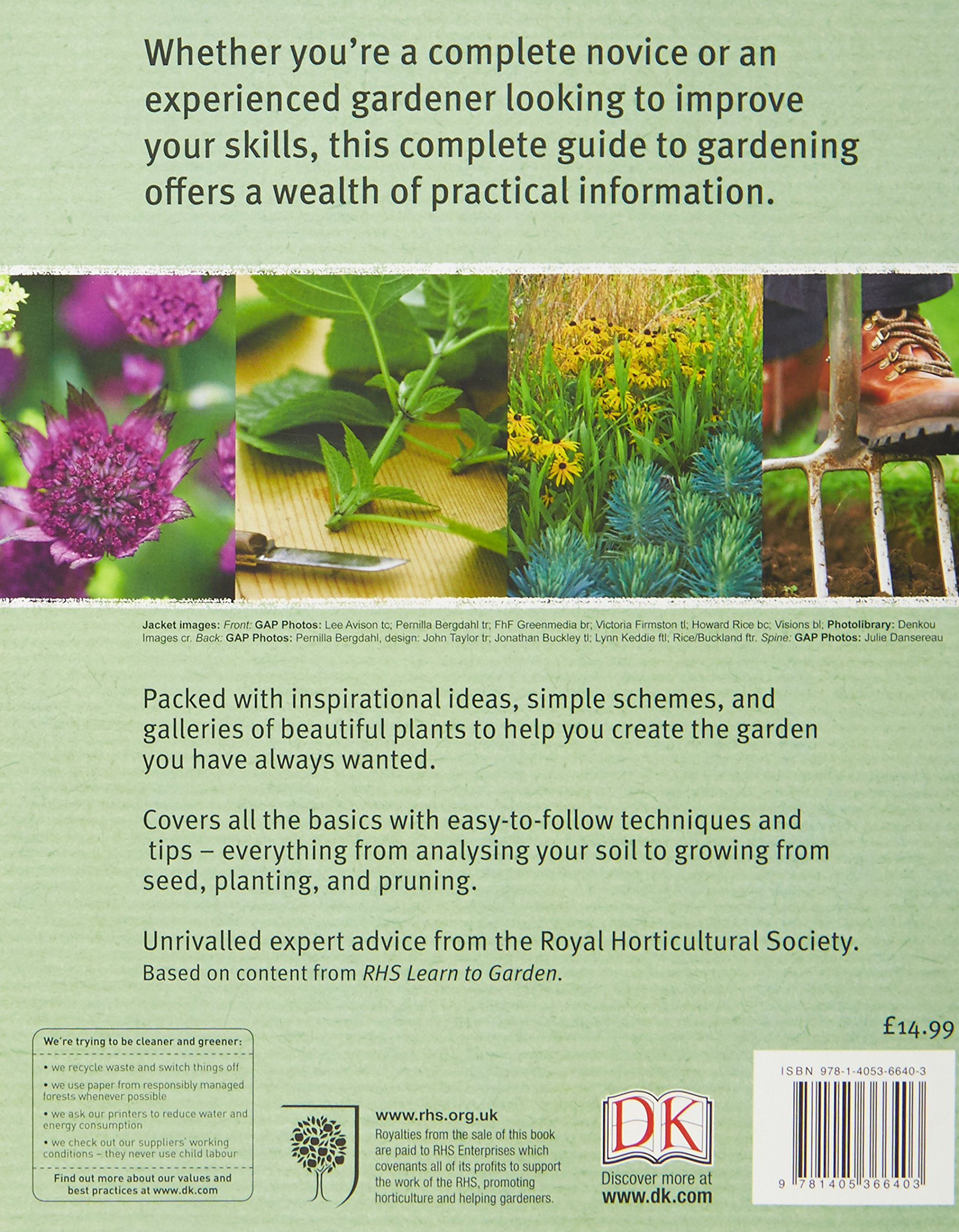 RHS How to Garden: A Practical Introduction to Gardening: Amazon.co.uk: DK:  9781405366403: Books