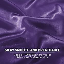 P Pothuiny 6 Pieces King Satin Sheets Luxury Silky