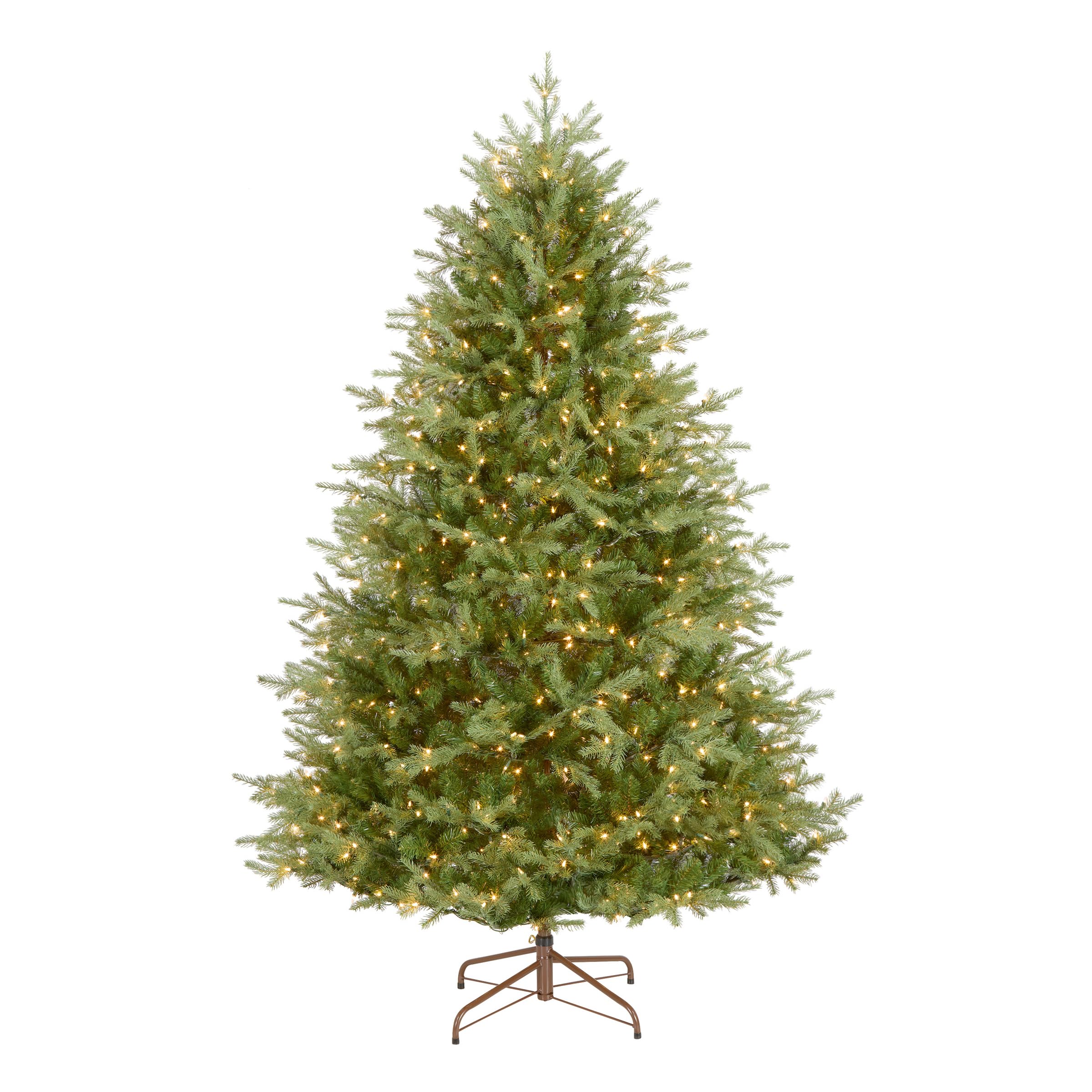 Photo 1 of *See Clerk Notes*
National Tree Company 7.5 ft Pre-Lit Nordic Spruce Medium Artificial Christmas Tree, 900 Clear Lights, 3,790 Tips, Includes Stand, Green