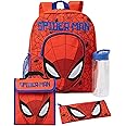 Marvel Boy's Schoolbag Set, Red, One Size