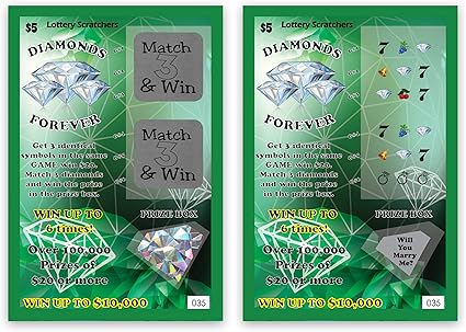 personalized scratch off tickets