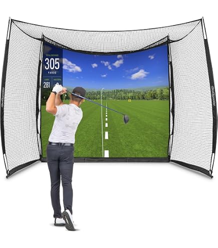 Amazon.com : MangoStar Golf Net, 11x8ft Golf Simulators Hitting