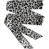 HOSINSECT Leopard print dress sash bow sash