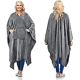 Catalonia Wearable Blanket Poncho for Adult, Super Soft Comfort TV Throw Blanket Cape for Women and Men