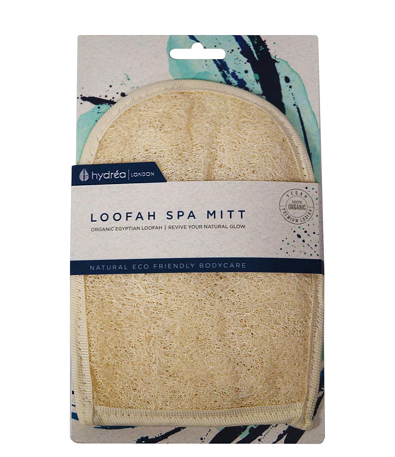Buy Hydrea London Natural Organic Egyptian Loofah Exfoliating Bath Mitt