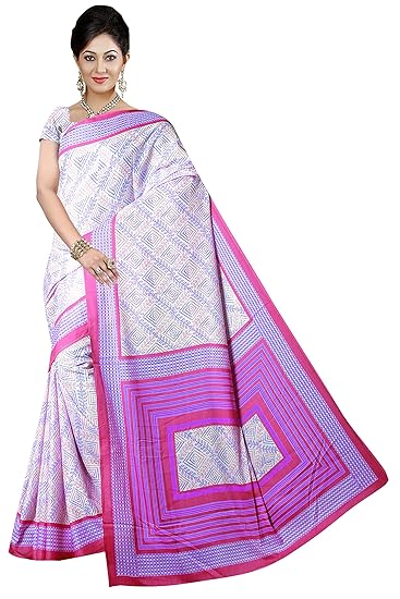 Winza Designer Womens Art Silk Saree With Blouse (ART-03)