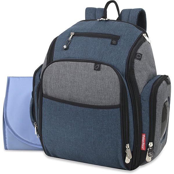 Amazon.com: Fisher Price Diaper Bag Backpack with Changing Pad and