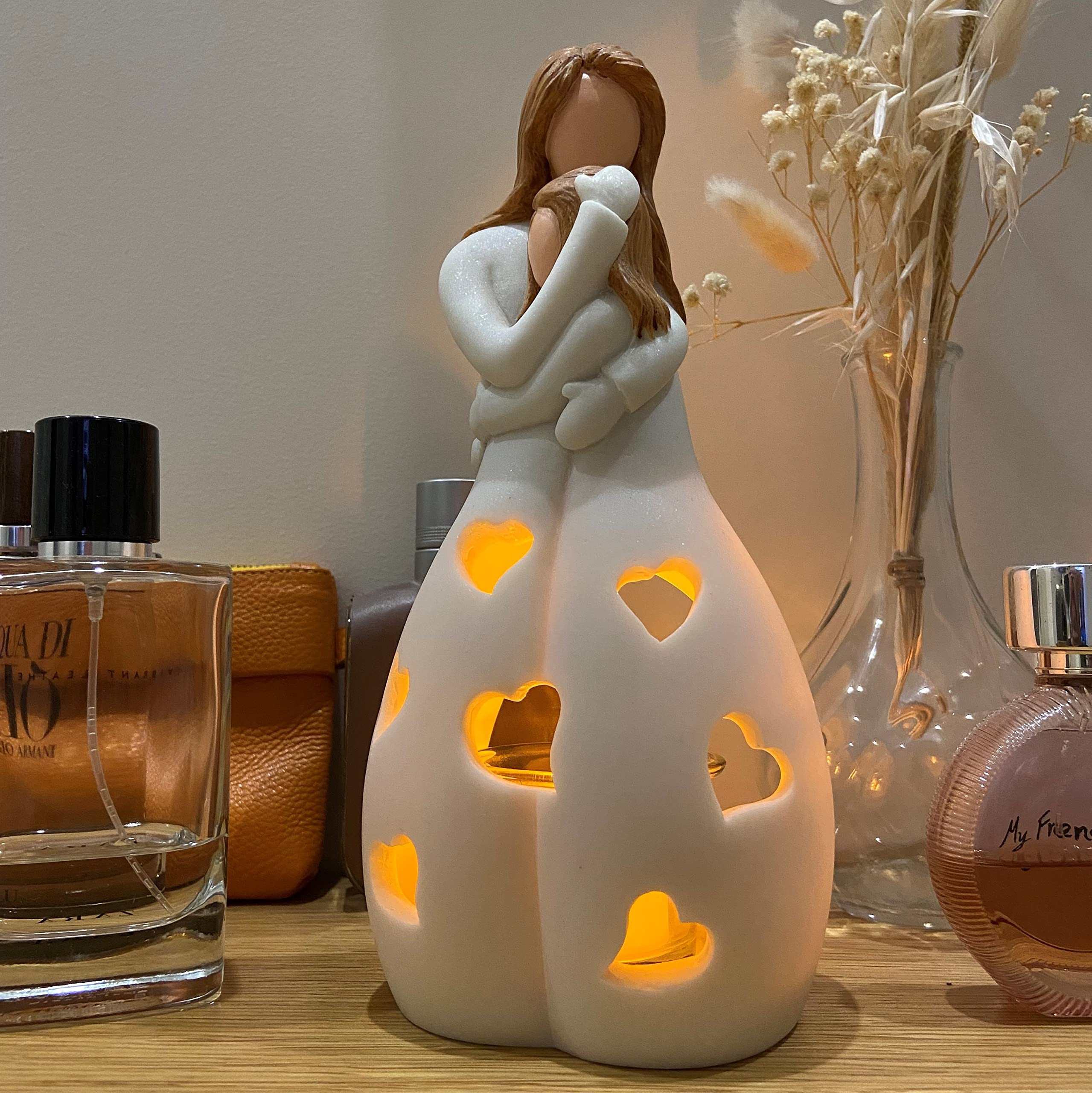 Mom-Daughter Candleholder