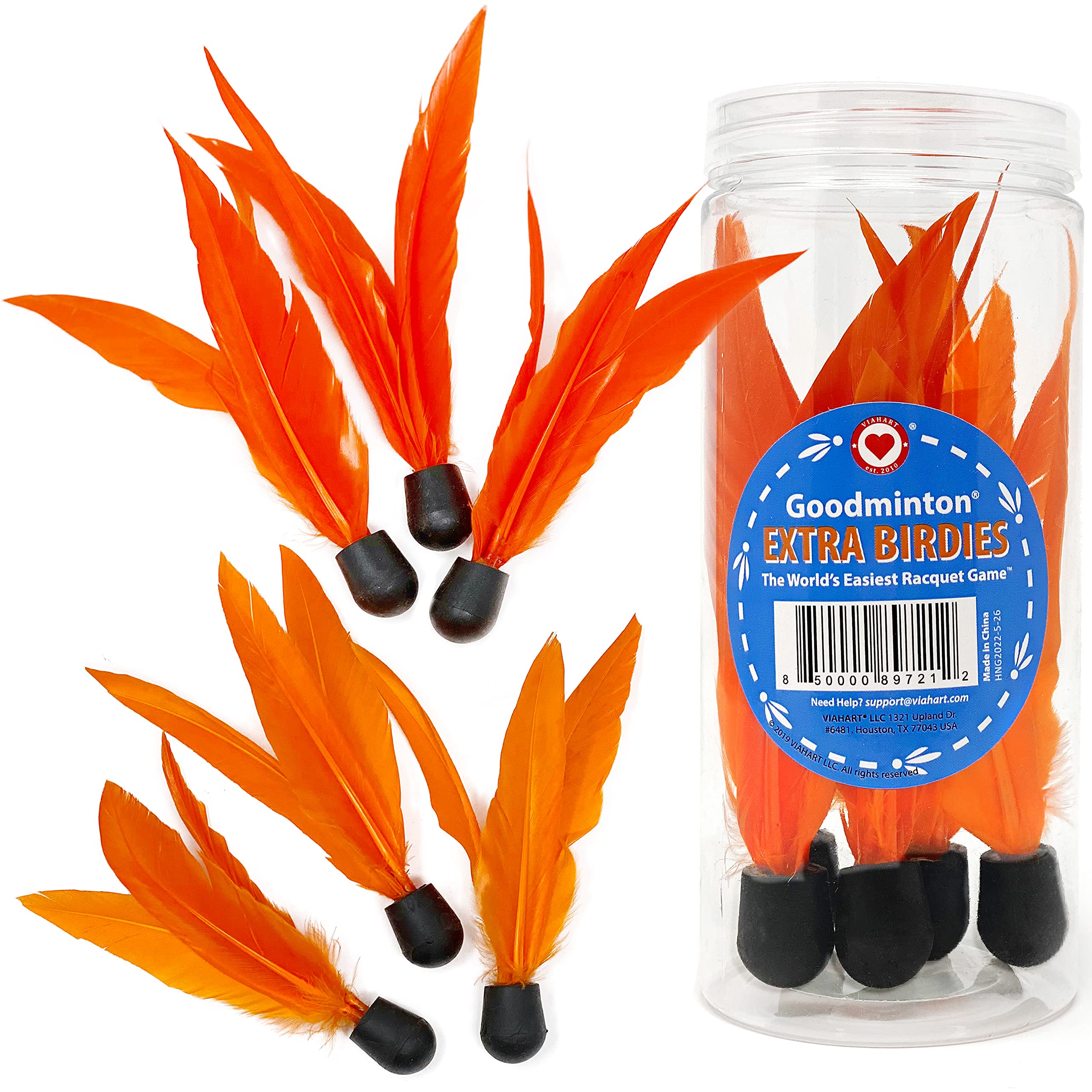 VIAHART Goodminton - The World's Easiest Racquet Game Extra Birdies