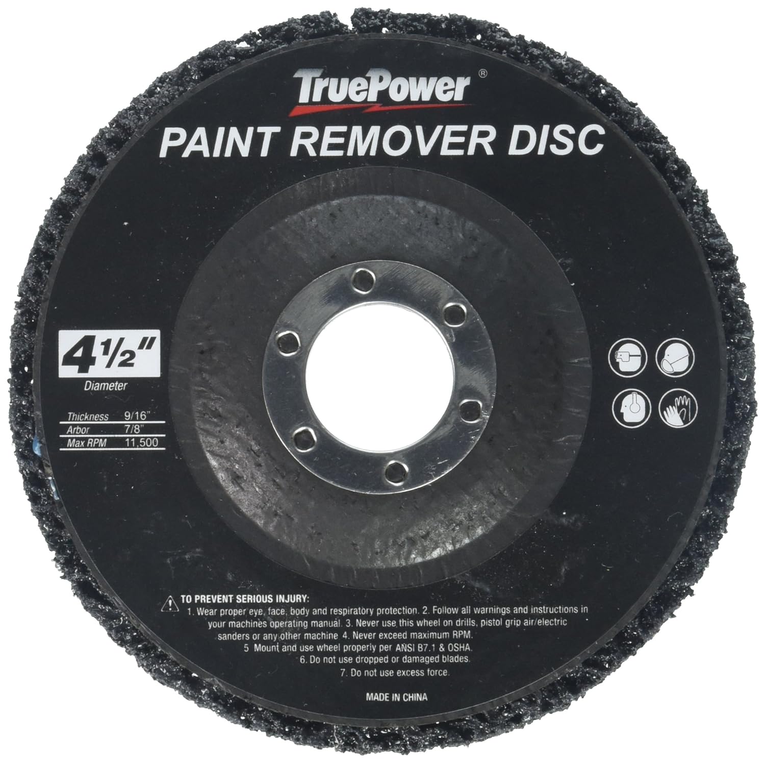 2 PACK PAINT & RUST REMOVER GRINDER WHEEL DISC FOR 115MM X 22.2MM ANGLE