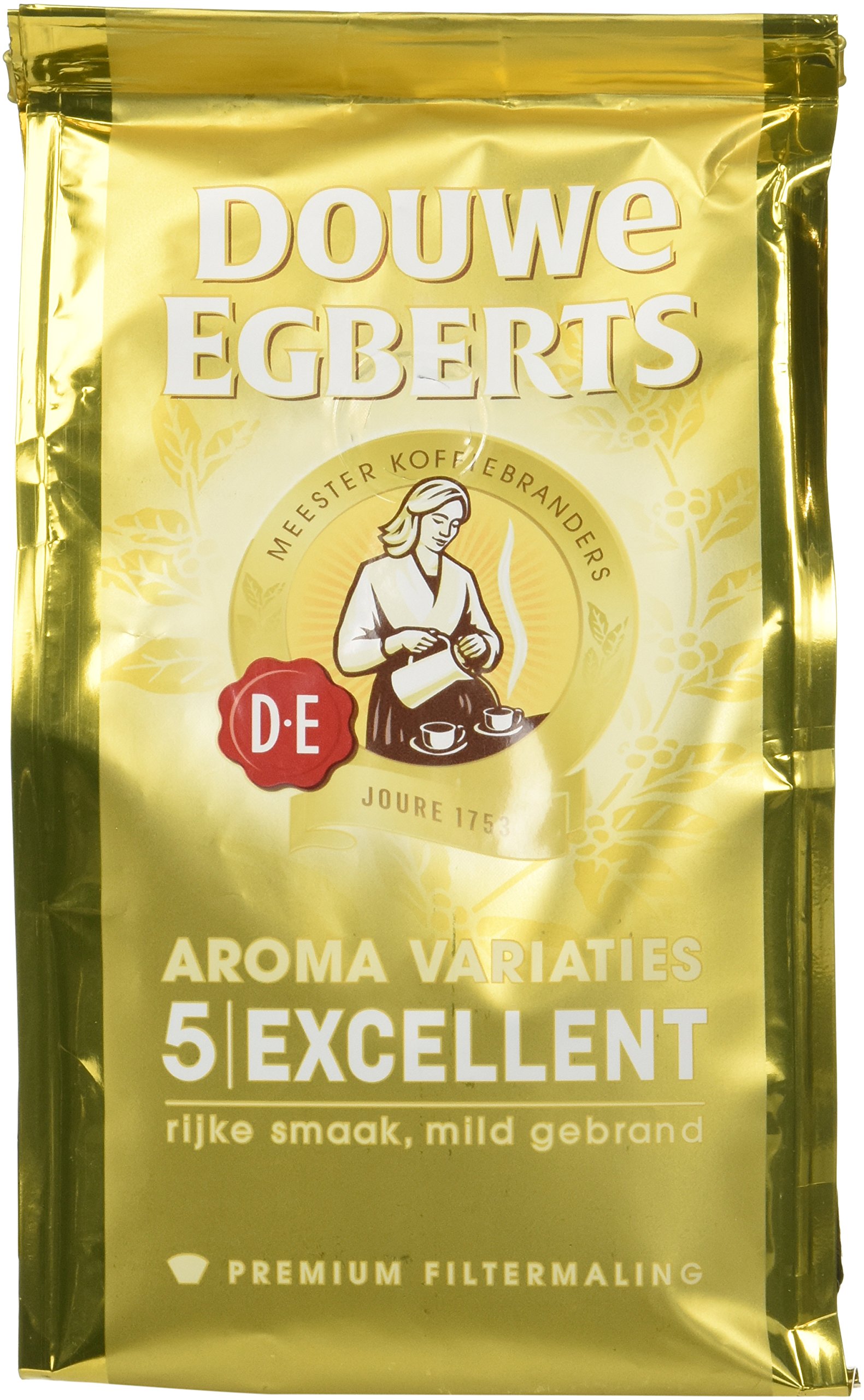 Douwe Egberts Aroma Rood Ground Coffee, 17.6Ounce, 500 gm