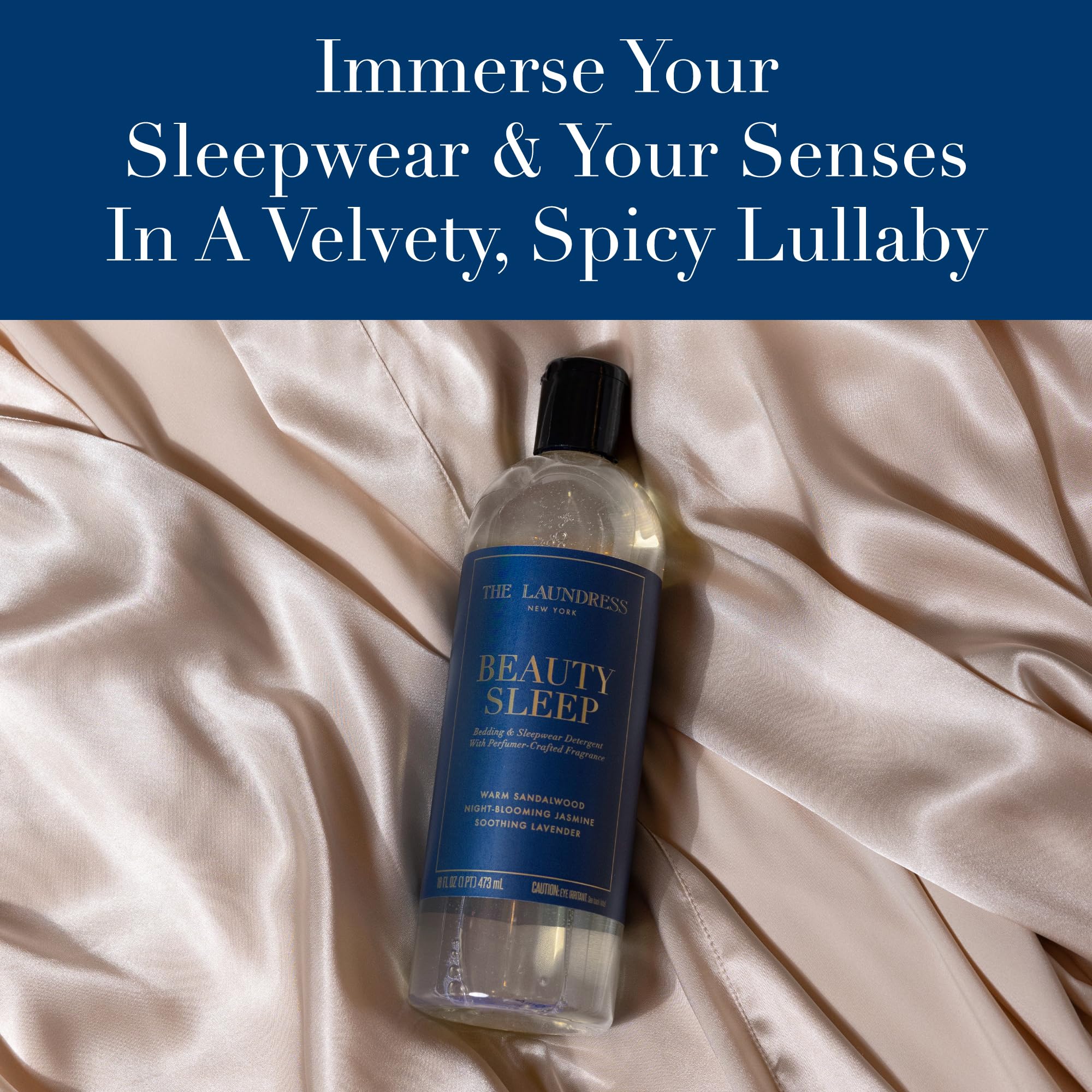 The Laundress Beauty Sleep Liquid Laundry Detergent, Scented Concentrated Detergent for Sleepwear and Sheets, 16 Fl Oz