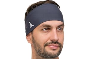 French Fitness Revolution - Stretchy Sports Headband for Men & Women - Guys Sweatband for Running, Cycling, Basketball, Yoga,
