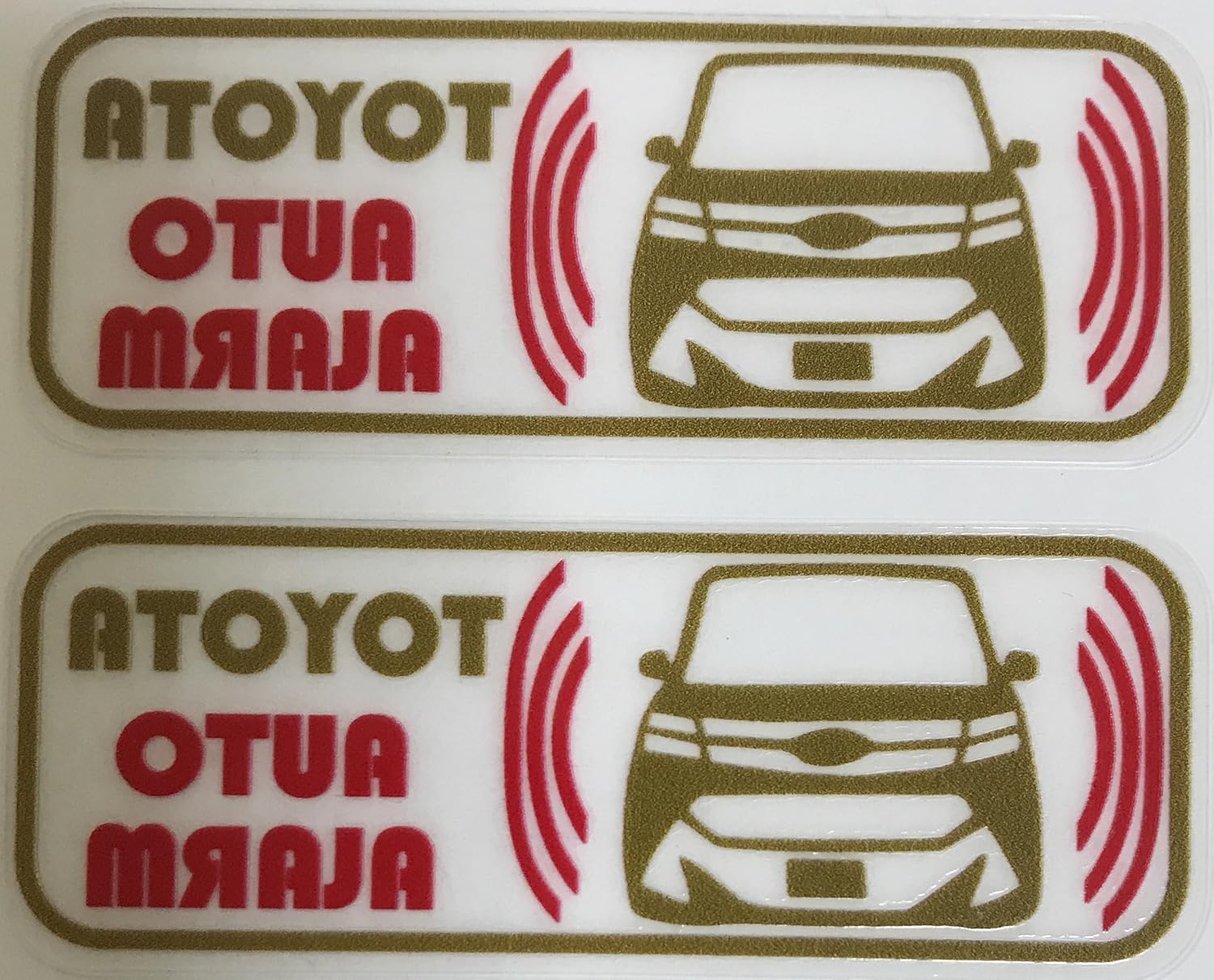 Amazon トヨタ タンク セキュリティ ステッカー サイン マーク 車 バイク