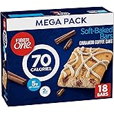 Fiber One 70 Calorie Soft-Baked Bars, Cinnamon Coffee Cake, 18 ct