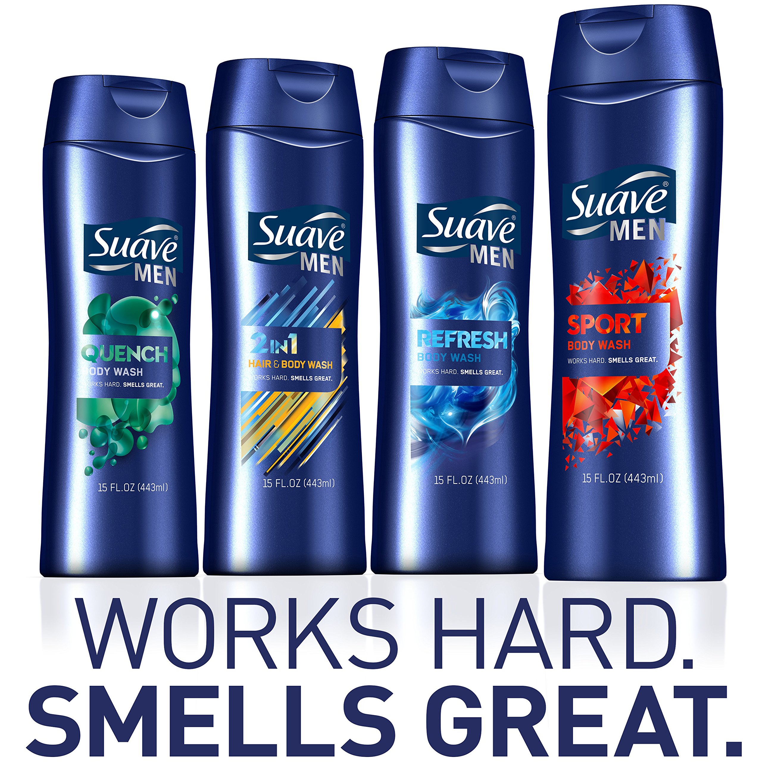 Suave Men Body Wash, Refresh, 15 oz Amazon