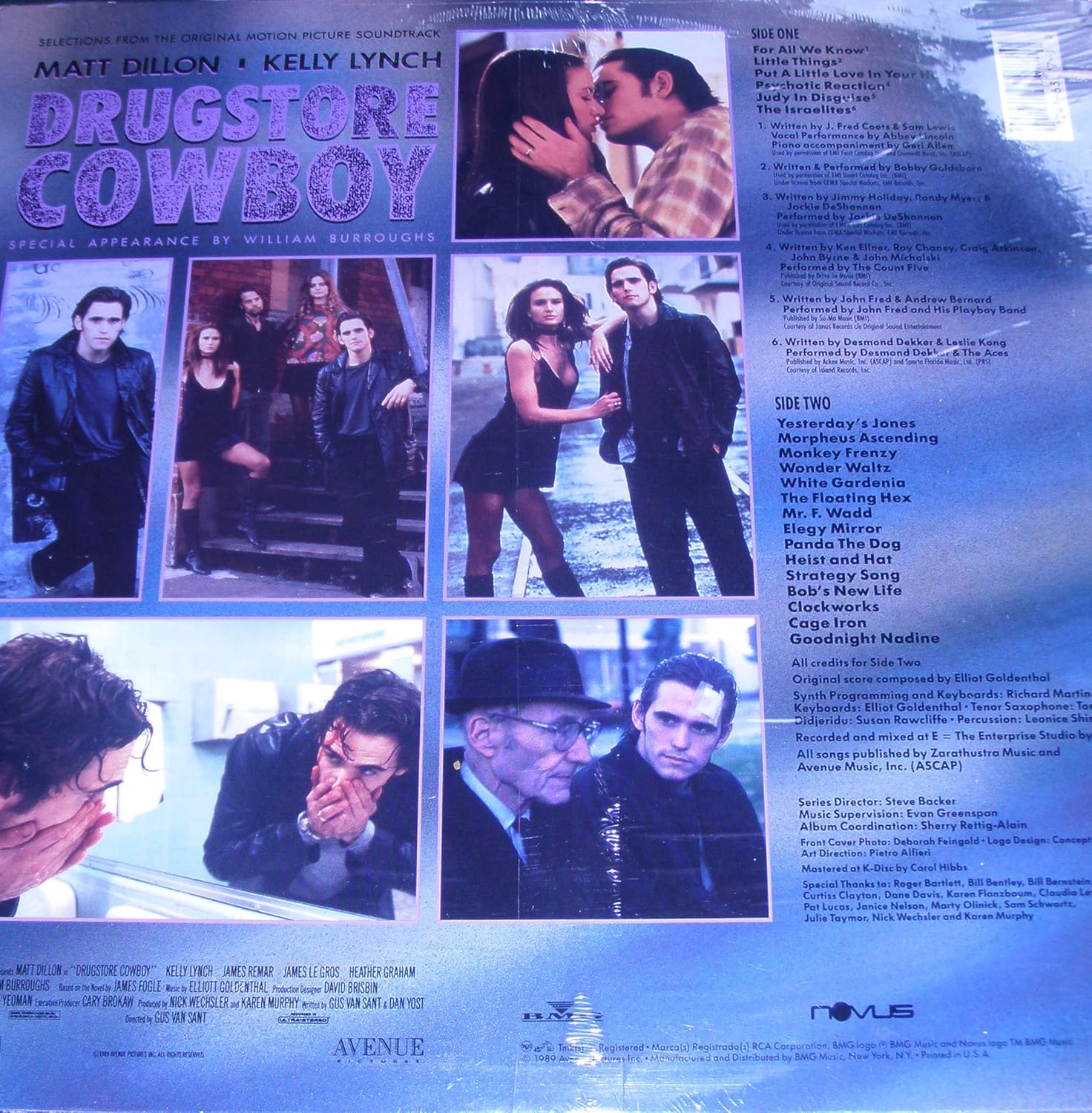 Amazon Com Drugstore Cowboy Motion Picture Soundtrack Lp Music