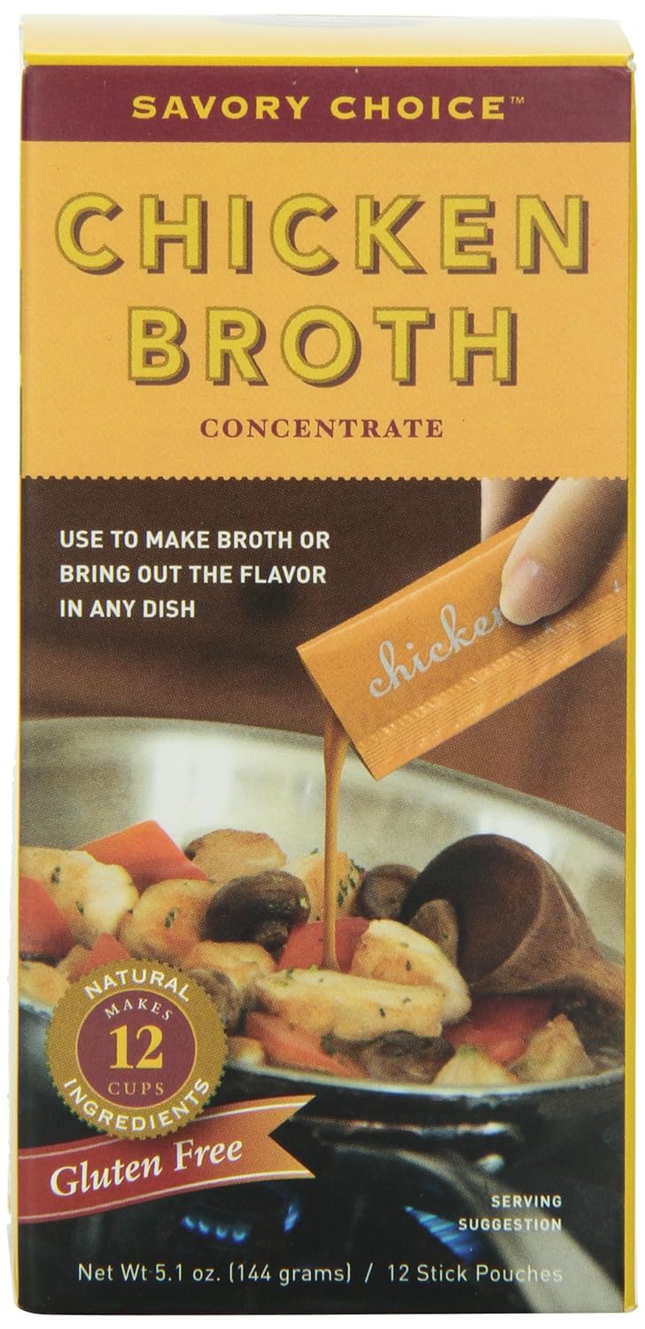 Savory Choice Chicken Broth Concentrate, 5.1 Ounce box 701809300123 eBay