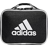 adidas Unisex Foundation Insulated Lunch Bag, Black/White, ONE SIZE