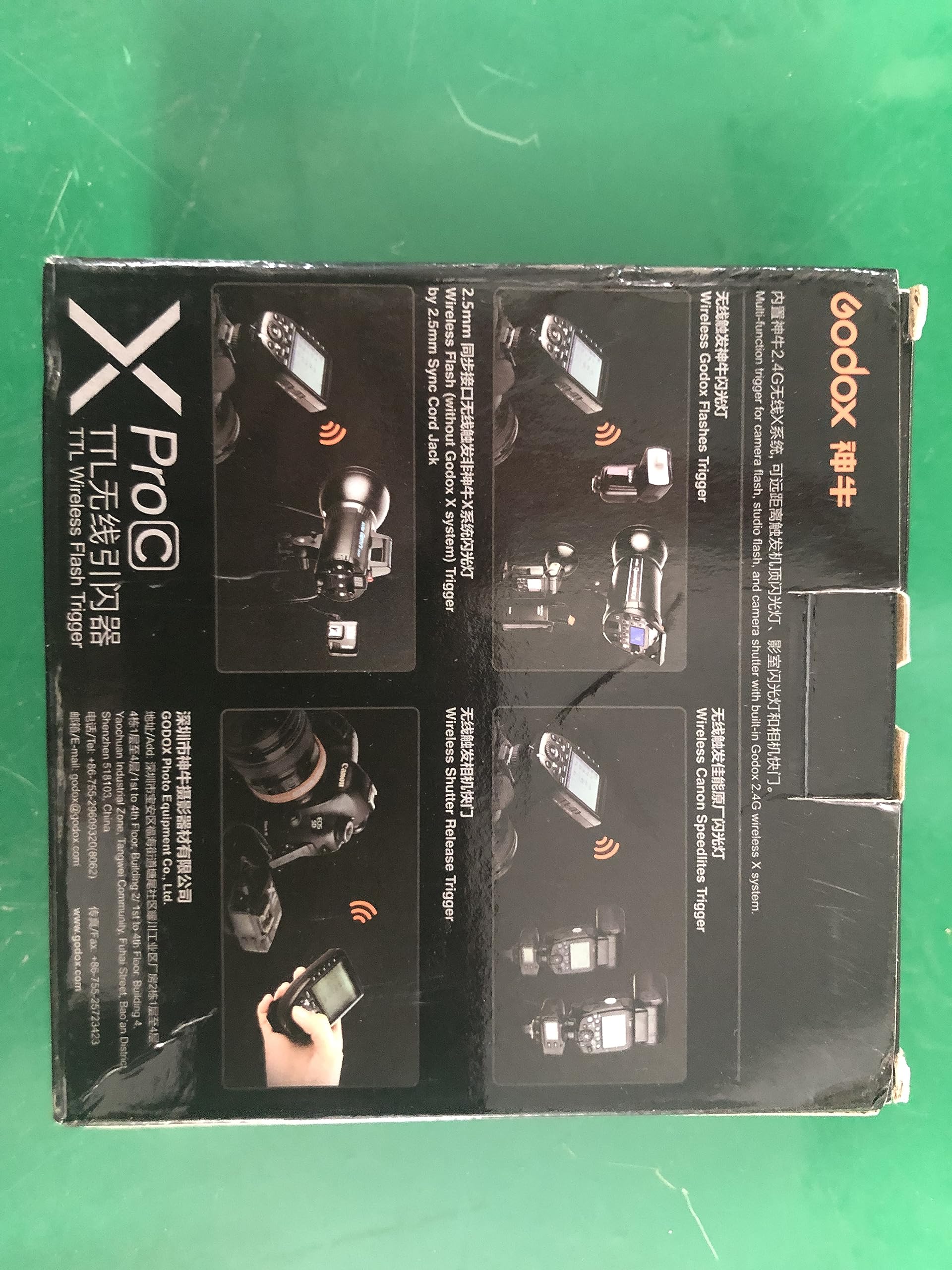 GODOX XPro-C TTL Wireless Flash Trigger for Canon Camera, 2.4G X Wireless System, HSS 1/8000s Large Screen Slanted Design, 5 Dedicated Group Buttons, 11 Customizable Functions